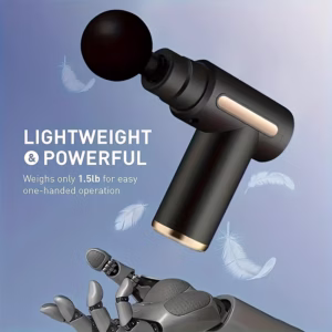 Portable Deep Tissue Muscle Massager USB Rechargeable Gun
