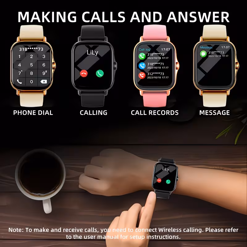 Large Screen Sleep-Monitoring Smartwatch